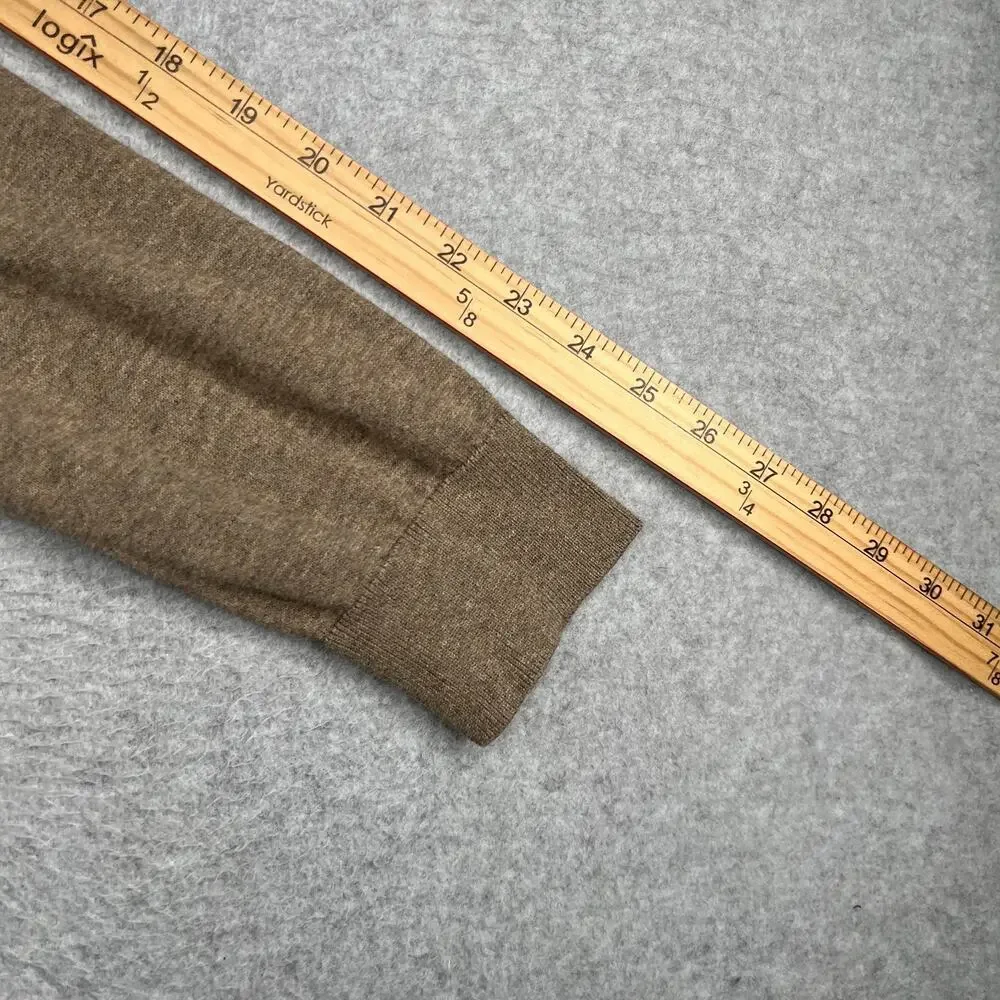 Banana Republic Sweater Casual Red Diamond Beige V Neck Mens Large Preppy